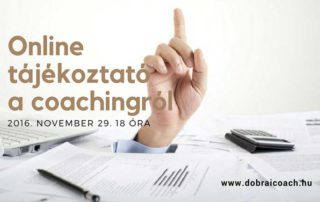 online tájékoztató a coachingról