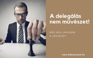 hatékony delegálás