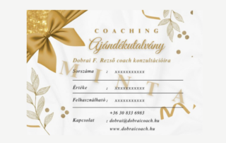coaching ajándékutalvány minta