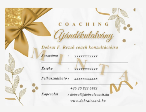 Coaching ajándékutalvány